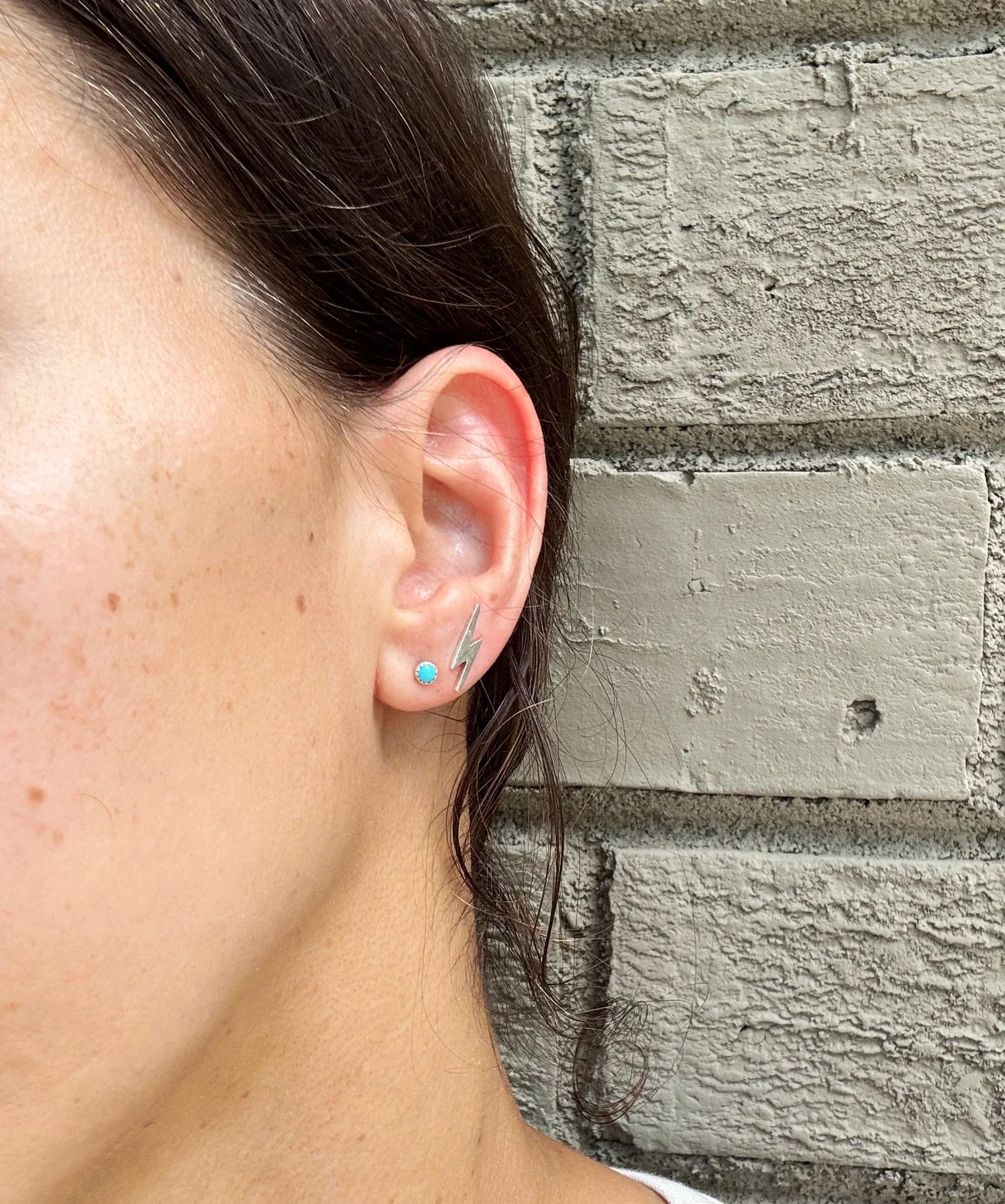Tiny Turquoise Studs