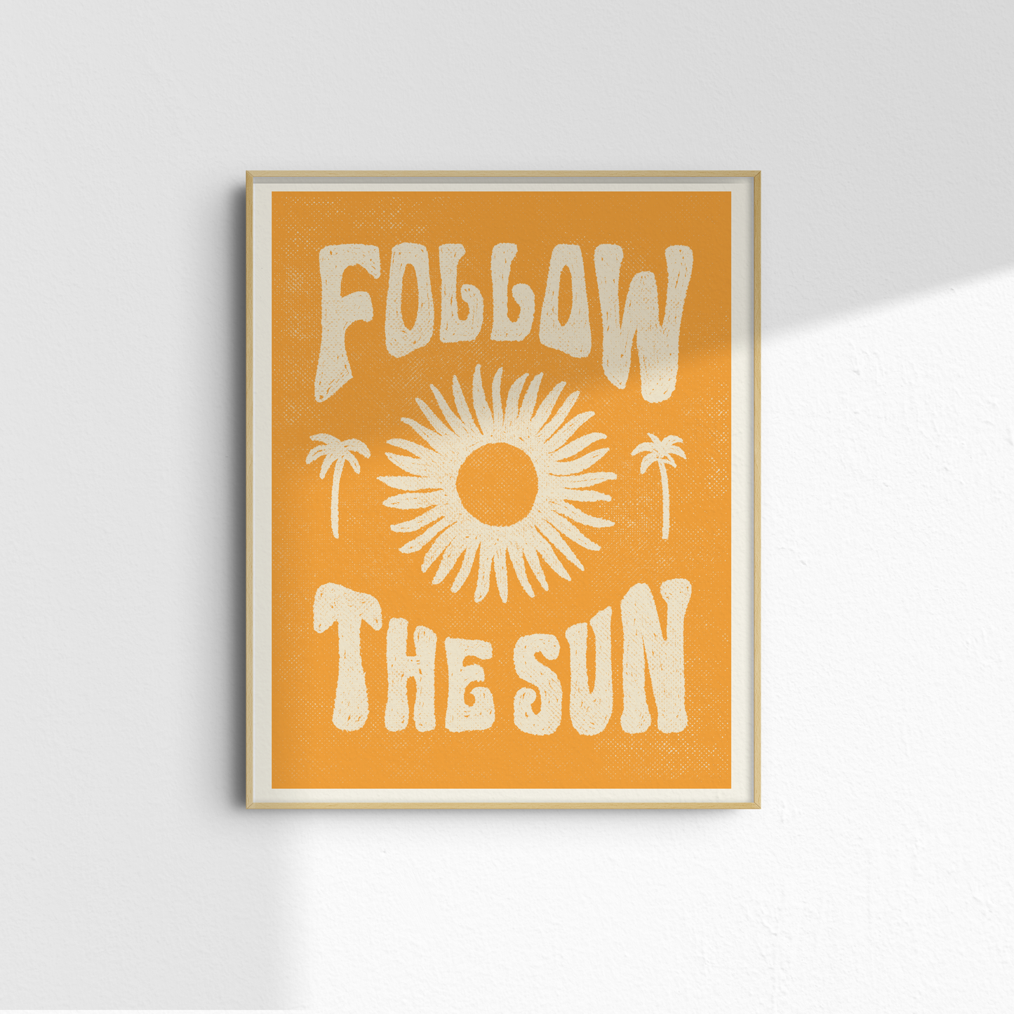 Follow The Sun Wall Art Print