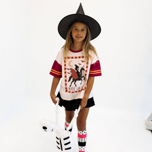 Ride or Fly Oversized Kids Tee