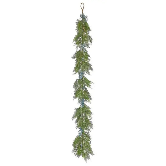 Cedar & Berry Garland, 6'