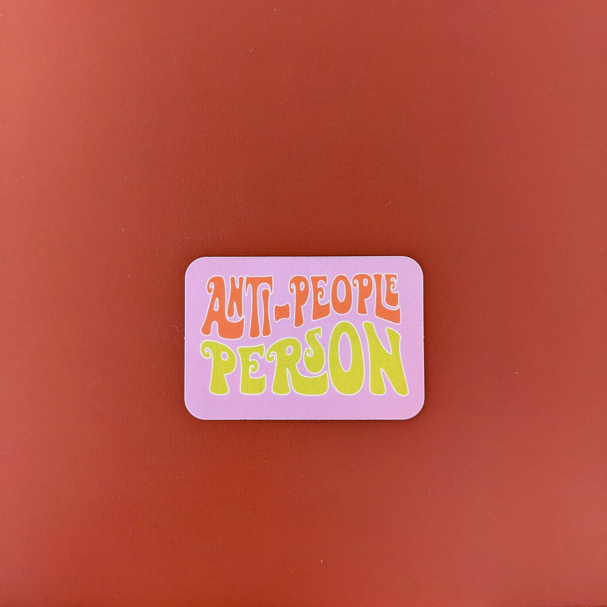 Anti-People Person Sticker