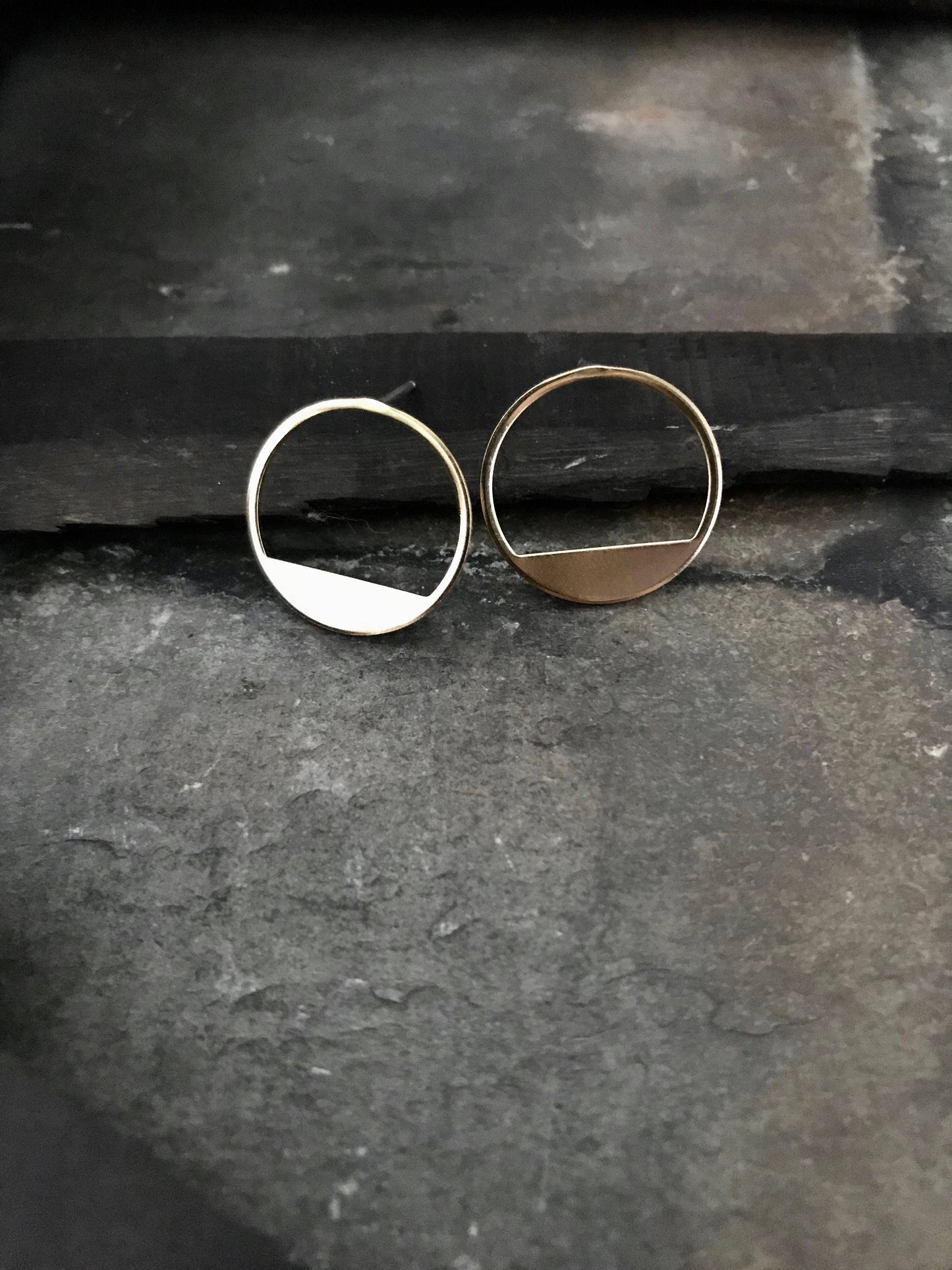 Circle Horizon Studs
