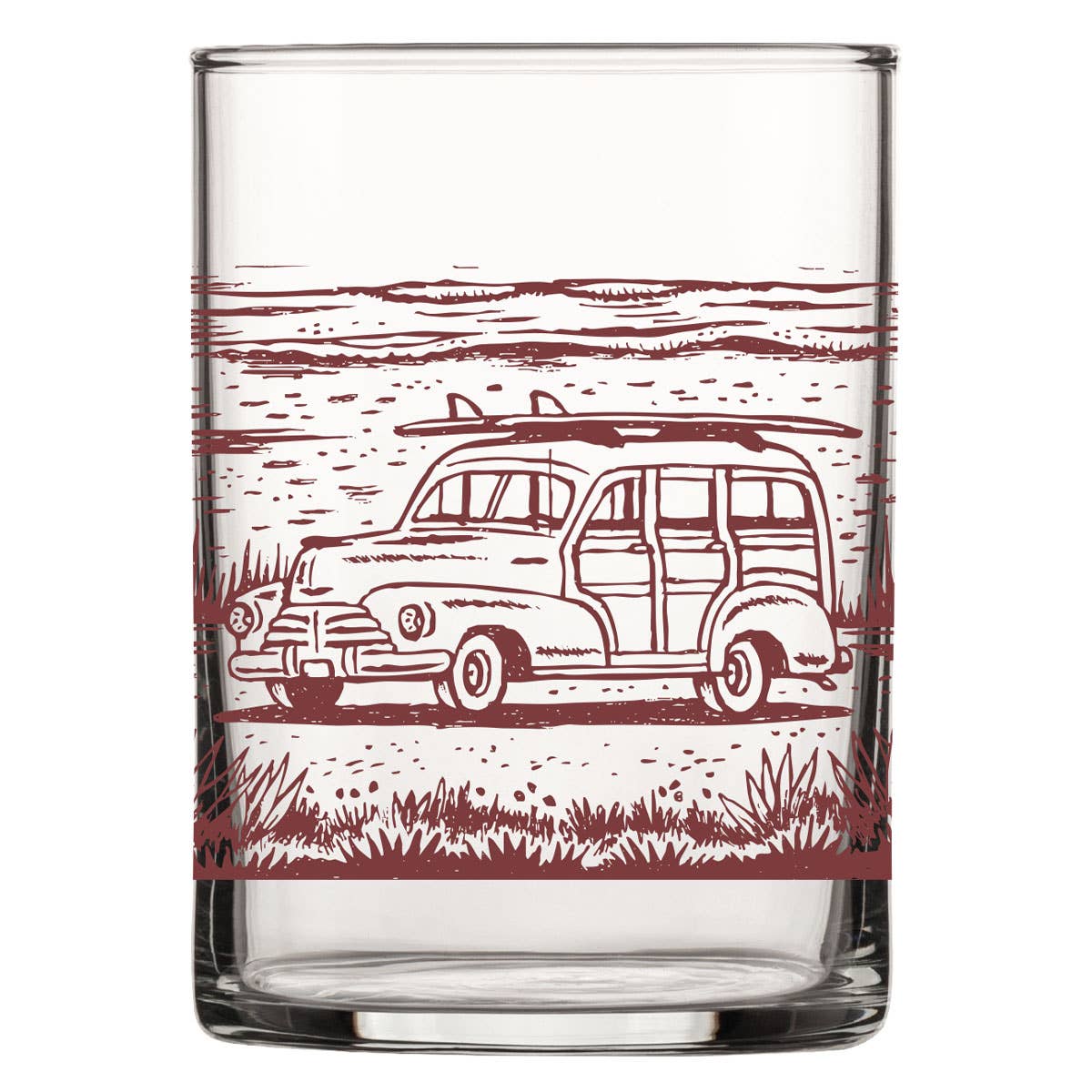 Woody Rocks Glass
