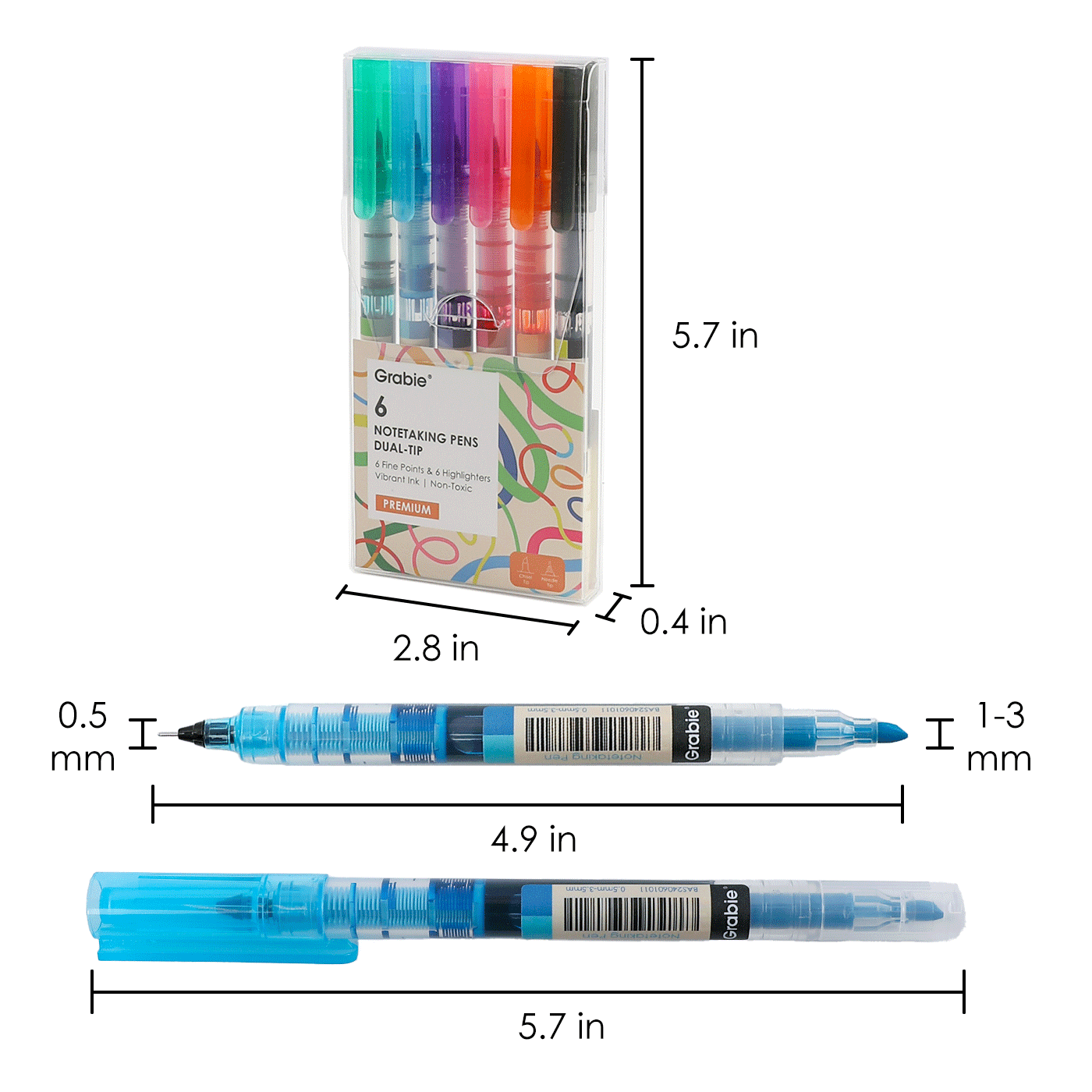 Dual-Tip Notetaking Pen