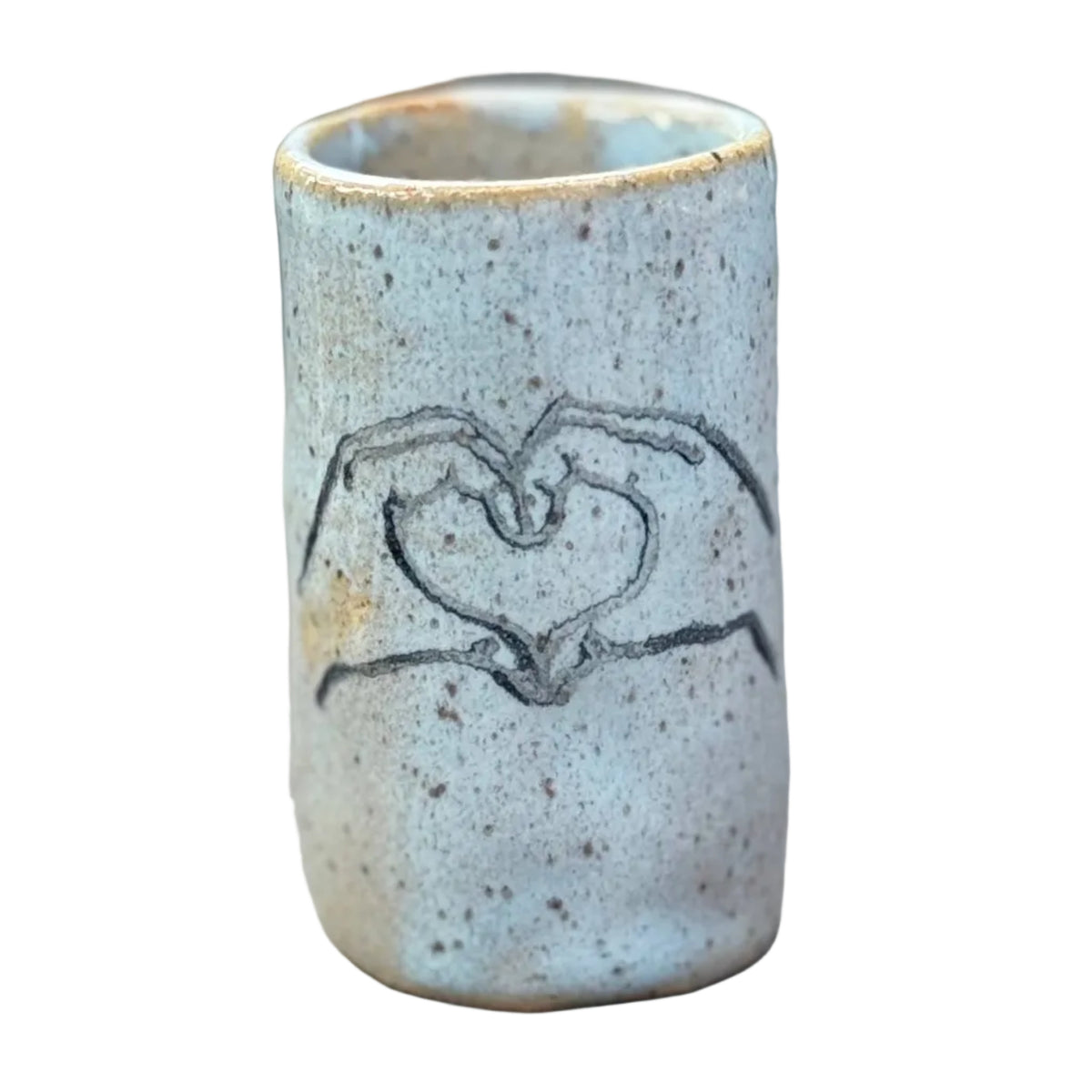 Heart Hands Tiny Tumbler