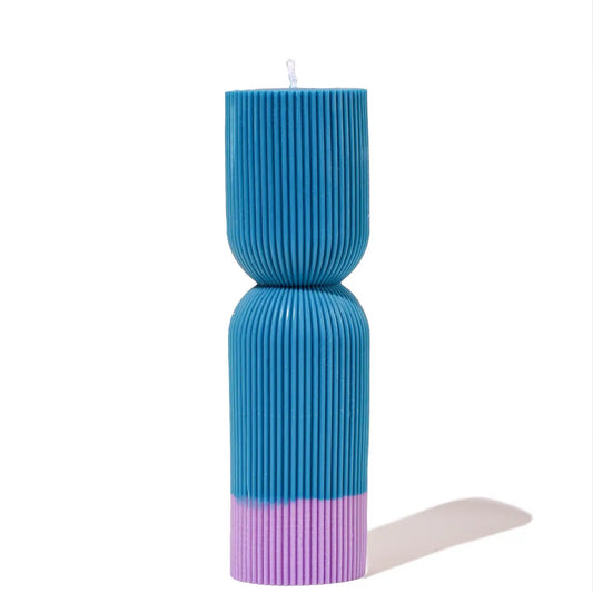 Color Block Pillar Candle