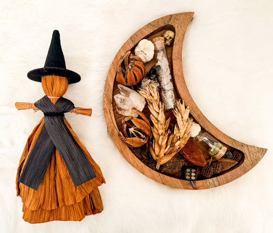 Witch Corn Husk Doll
