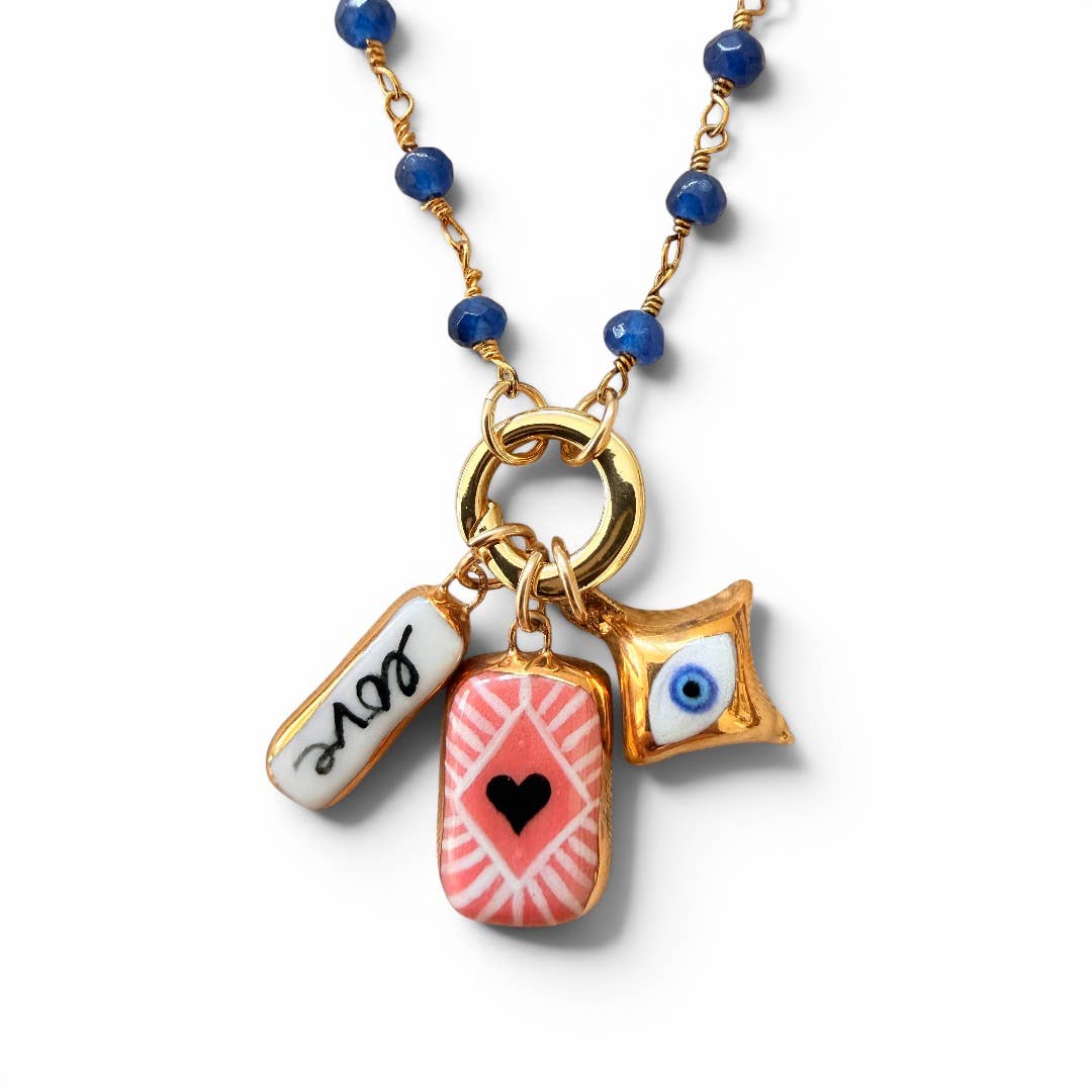 Shining Heart Diamond Charm