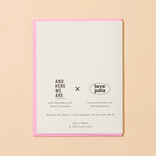 Lighting The Way Card