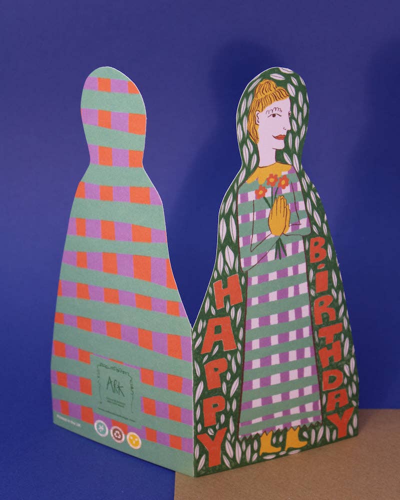 Flower Lady Card