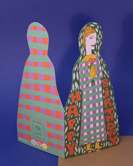 Flower Lady Card