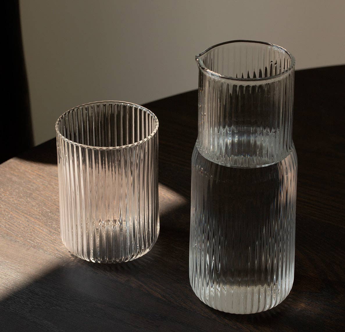 Ribbed Carafe