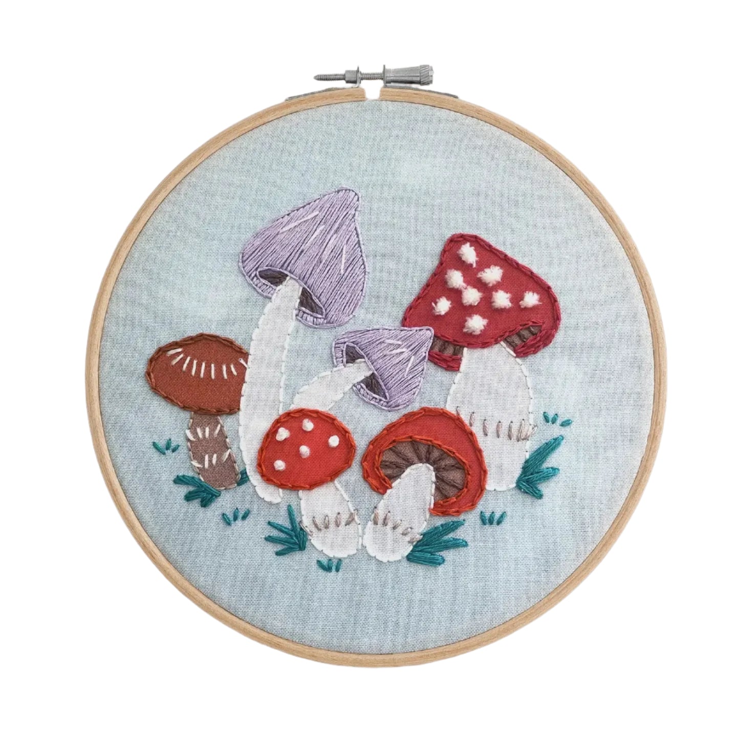 Mushrooms Embroidery Kit