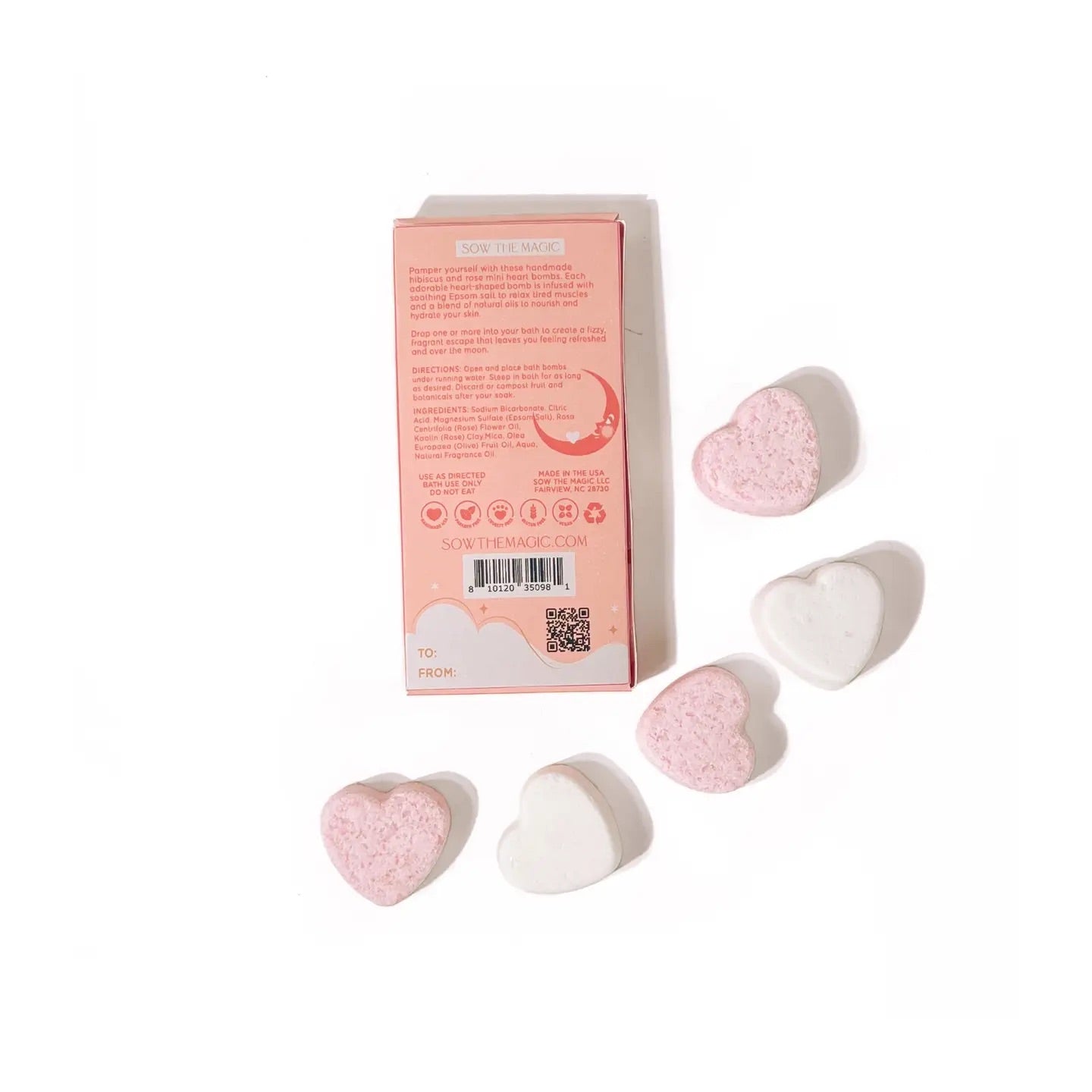 Over The Moon Sweetheart Bath Bombs