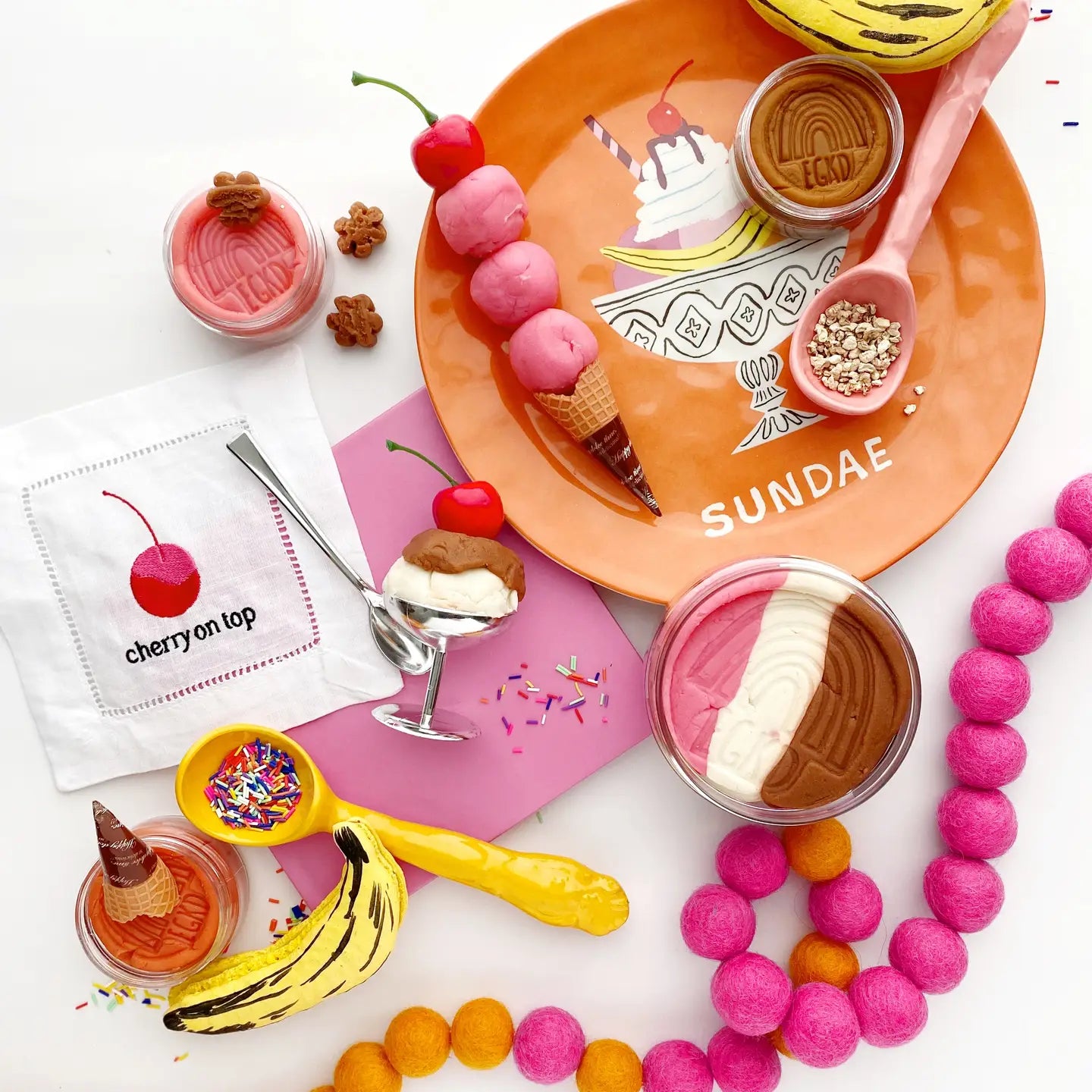 Ice Cream Kiddough Play Kit