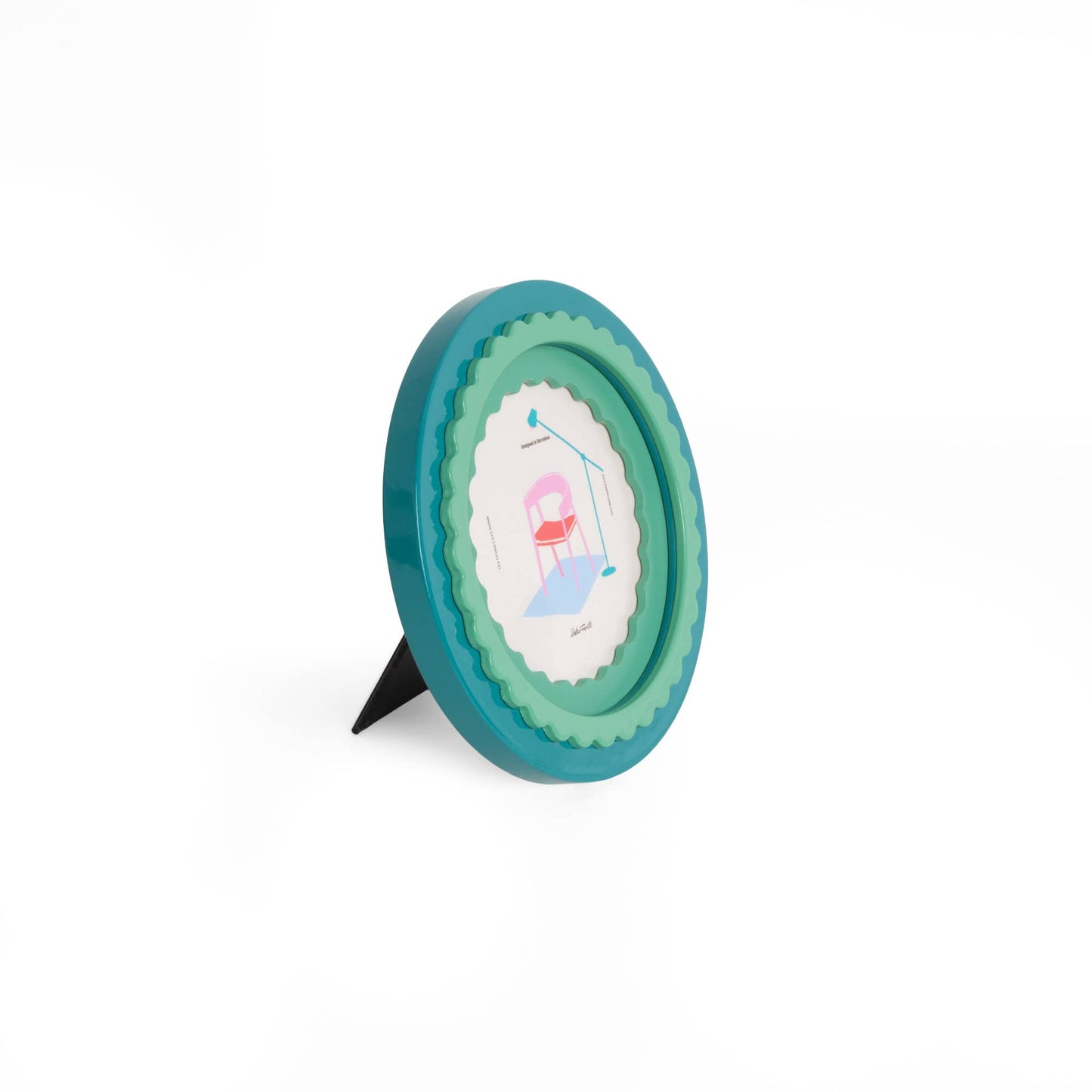Round Glossy Photo Frame