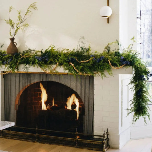 Deluxe Artificial Cedar Garland - 108"