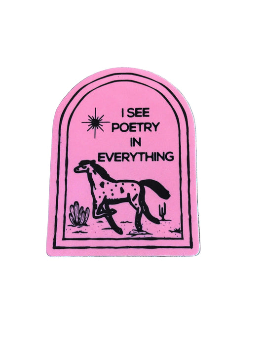 Poetry Sticker