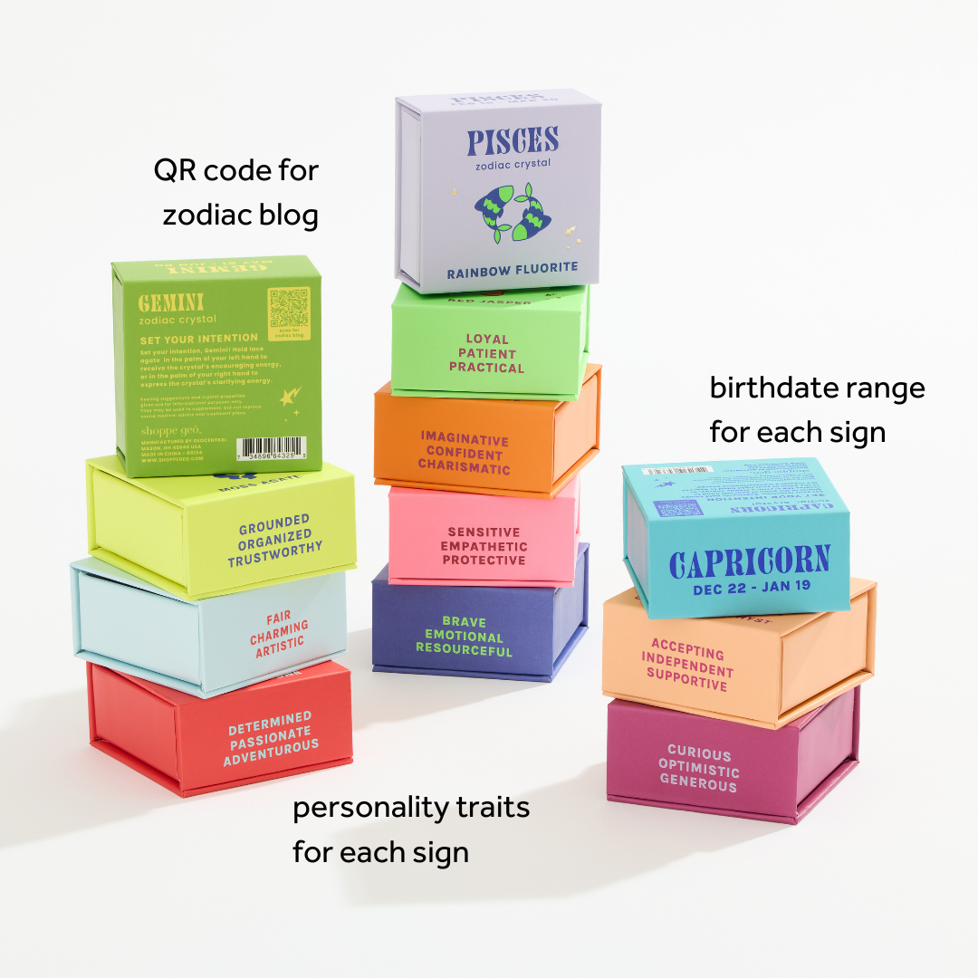 Zodiac Crystal Boxed Set
