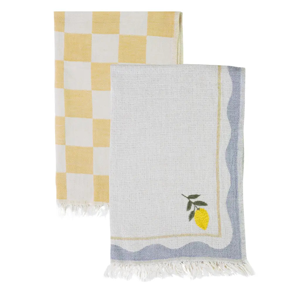 Hand Stitched Kitchen Towel