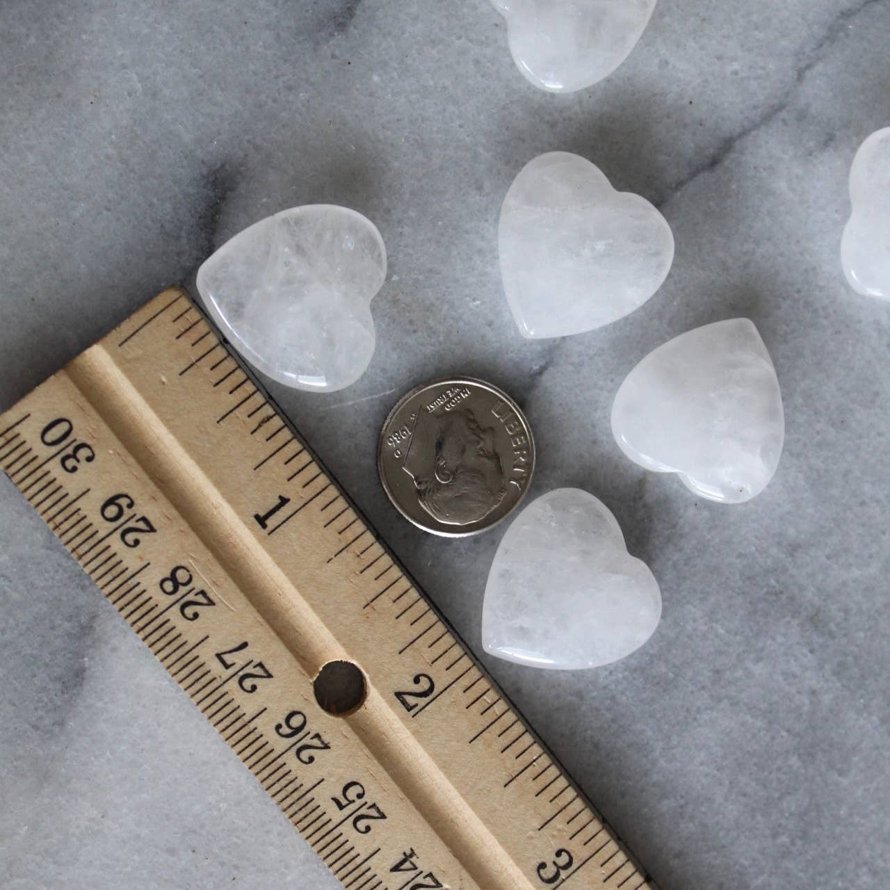 Clear Quartz Heart