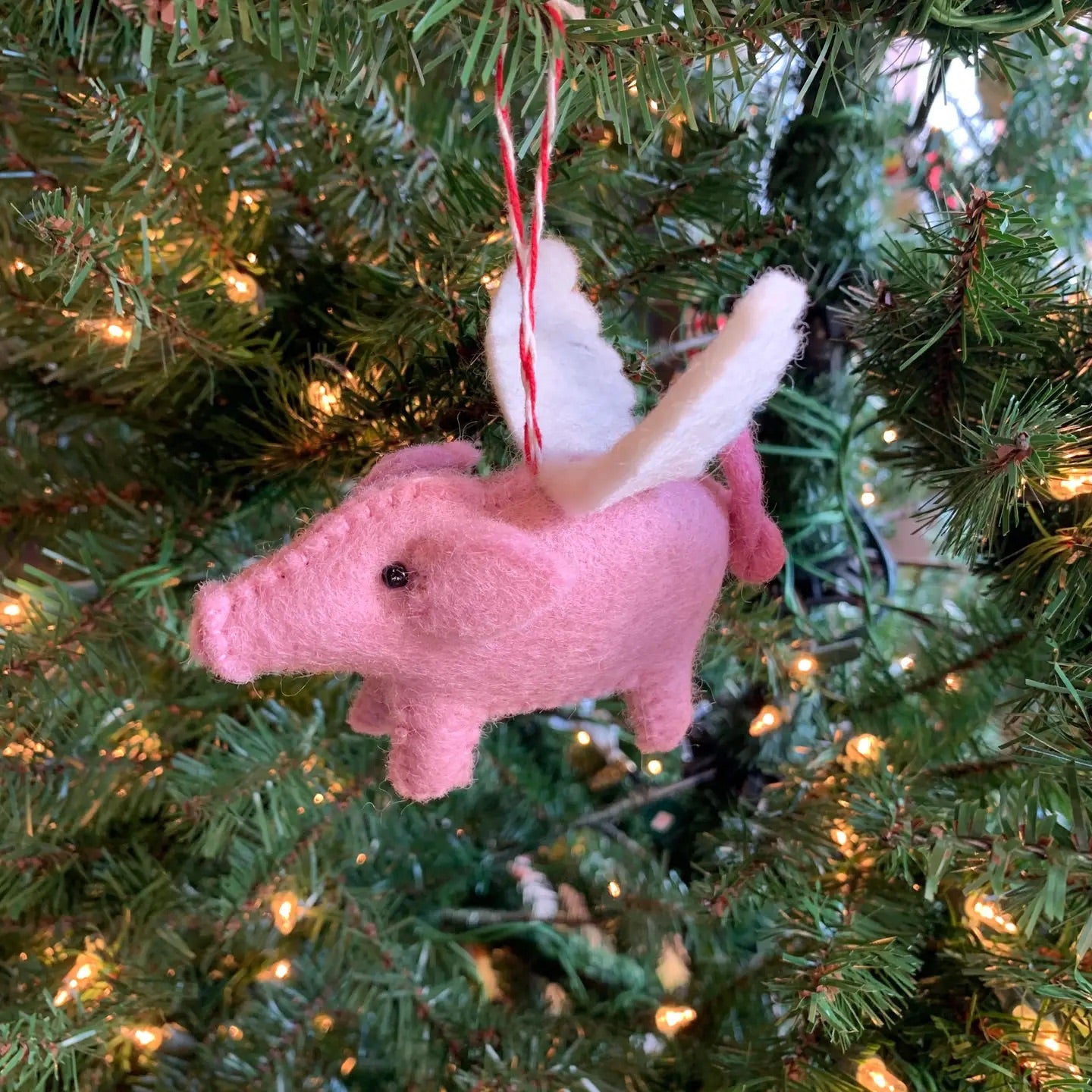 Felt Flying Pig