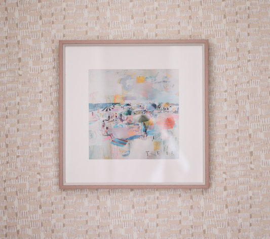 12"x12" Ice Pop Coast Framed