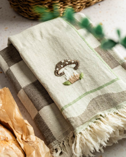 Hand-Stitched Tea Towel Set