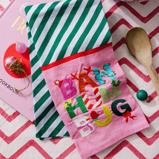 Bah Humbug Dish Towel