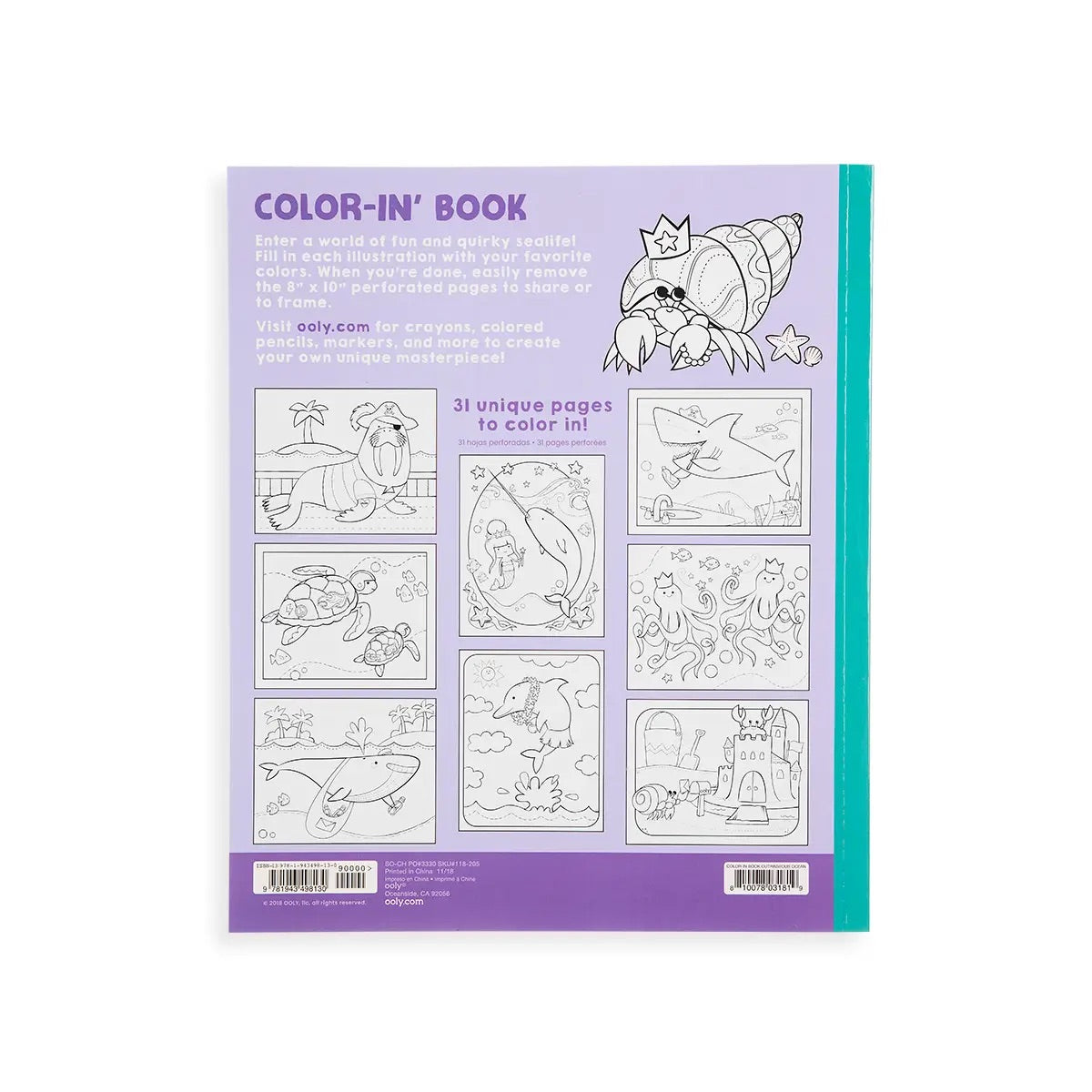 Color-in' Book - Outrageous Ocean