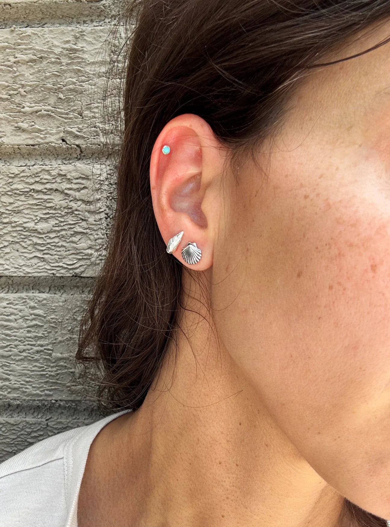 Tiny Turquoise Studs