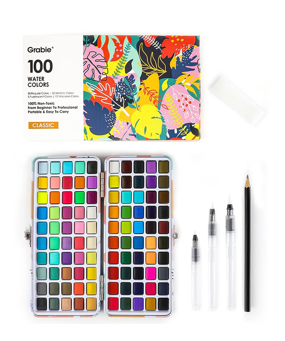 100 Watercolor Set