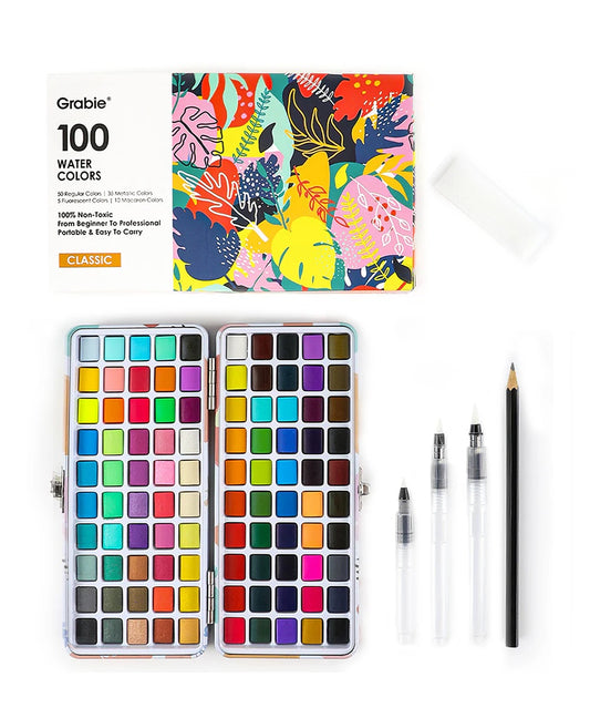 100 Watercolor Set