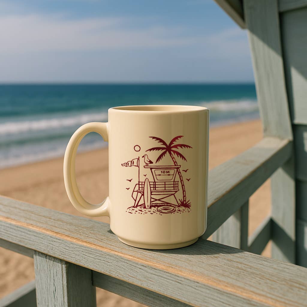 Lifeguard Tower Mug