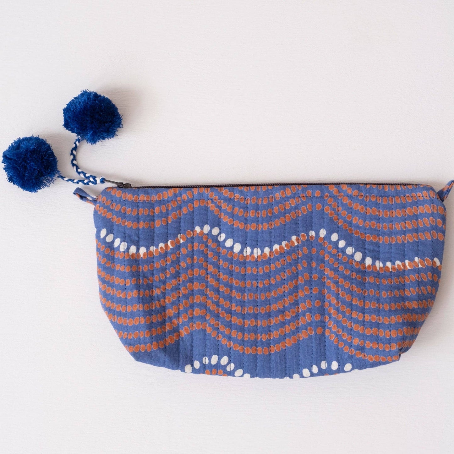 Block Print Makeup Pouch