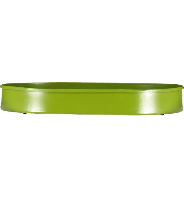 Oval Metal Candle Platter
