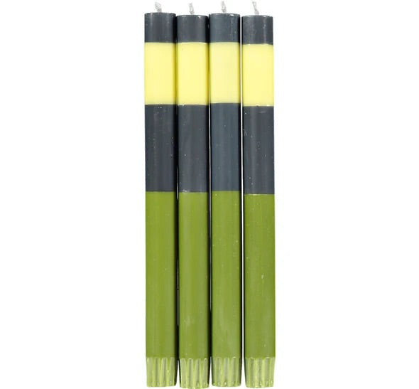 Striped Candle 4 pack