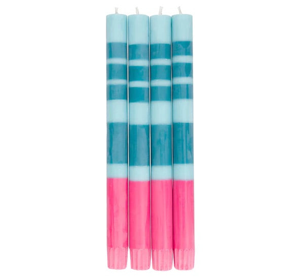 Striped Candle 4 pack