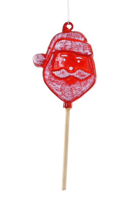 Santa Lollipop Ornament