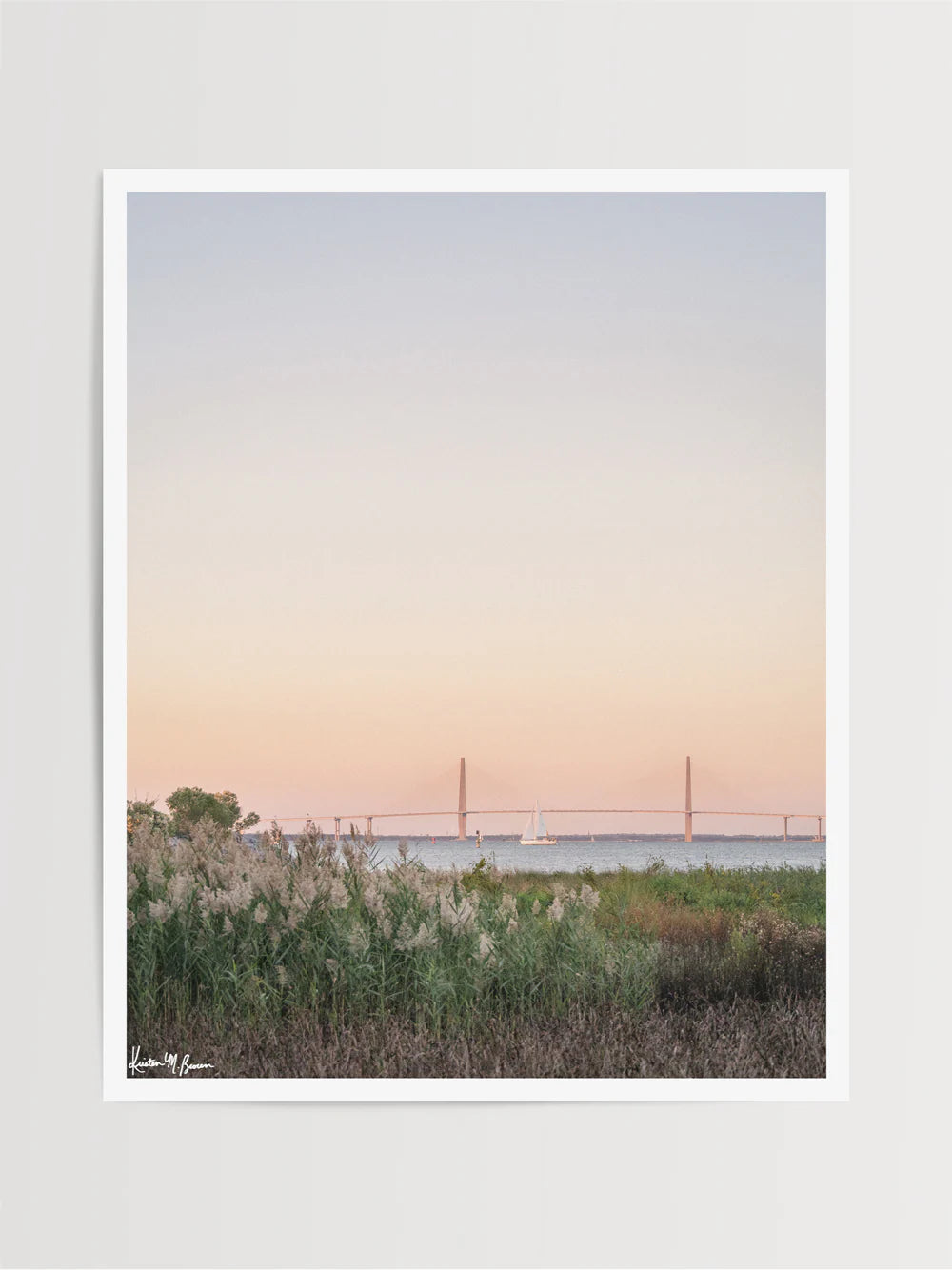 11x14 Harbor Sunset Sail