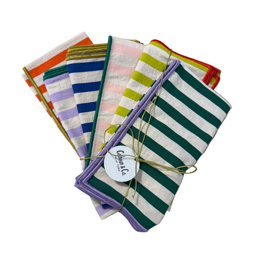 Striped Cloth Napkin Sets