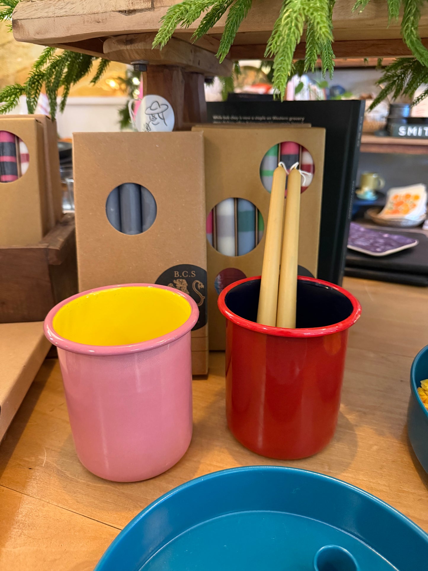 Medium Enamel Utensil Holder