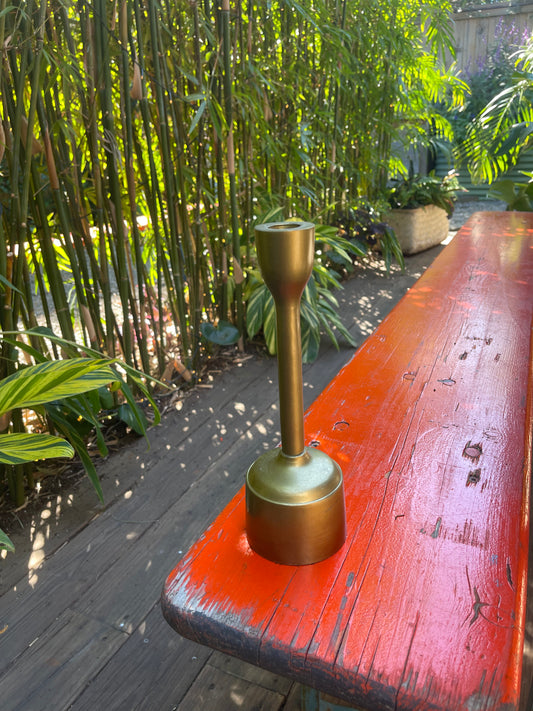 Antique Brass Taper Holders