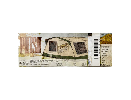 2013 Phish Stub