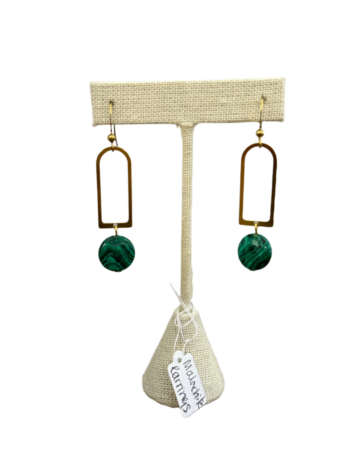 Malachite Earrings