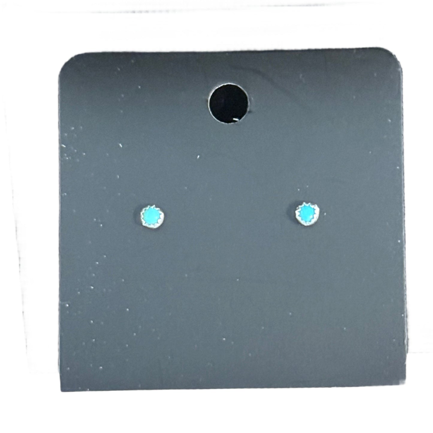 Tiny Turquoise Studs