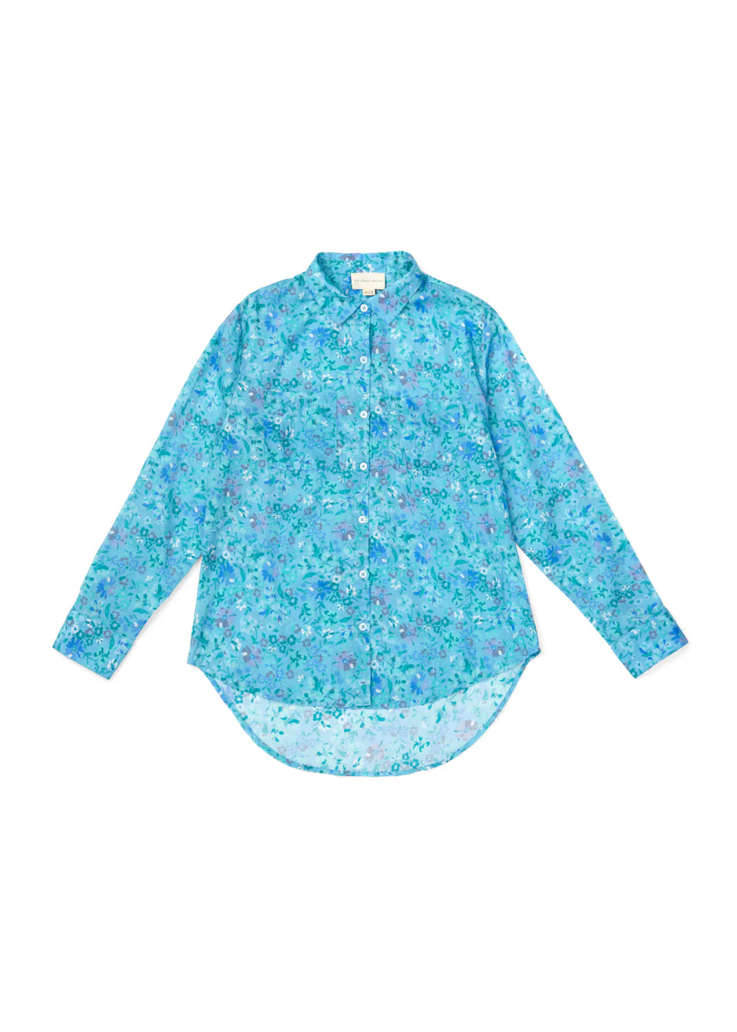 Jenny Shirt - Larger Floral Little Boy Blue