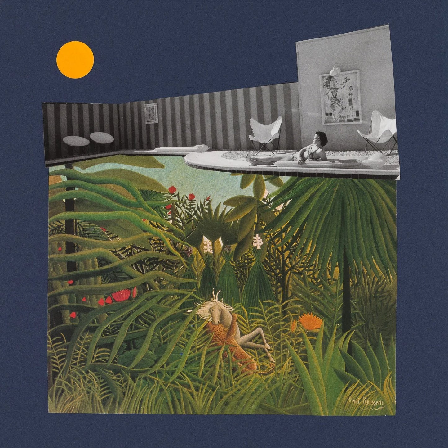 12x12 "ROUSSEAU POOL" Framed Print