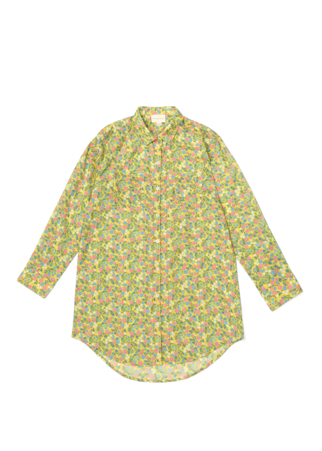 McKenna Shirt Dress - Mini Floral Calendula