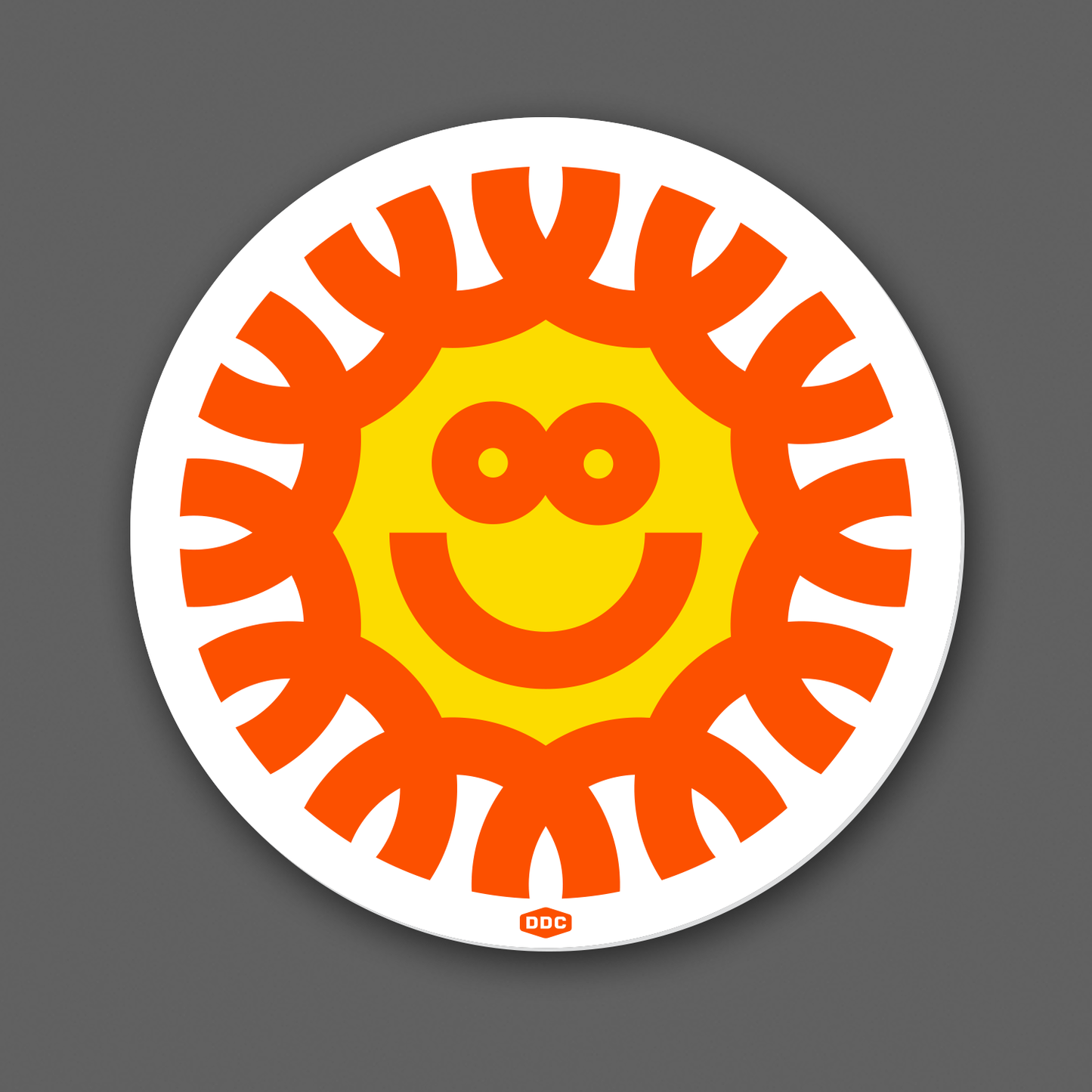 Happy Sun Decal